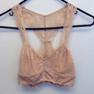 Vintage beige crop top